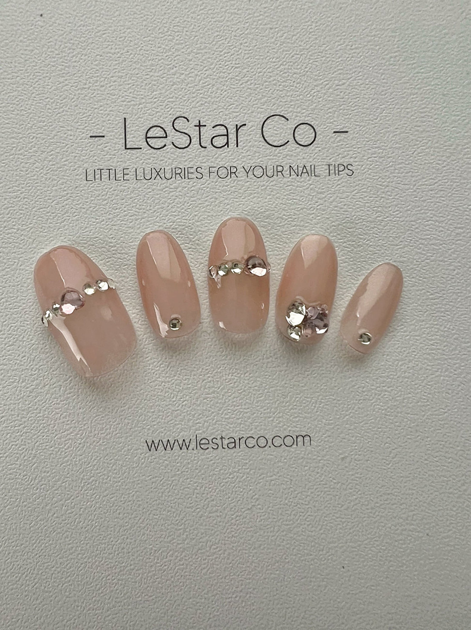 Reusable Nude Heart | Premium Press on Nails Gel | Fake Nails | Cute Fun Colorful Colorful Gel Nail Artist faux nails xx220