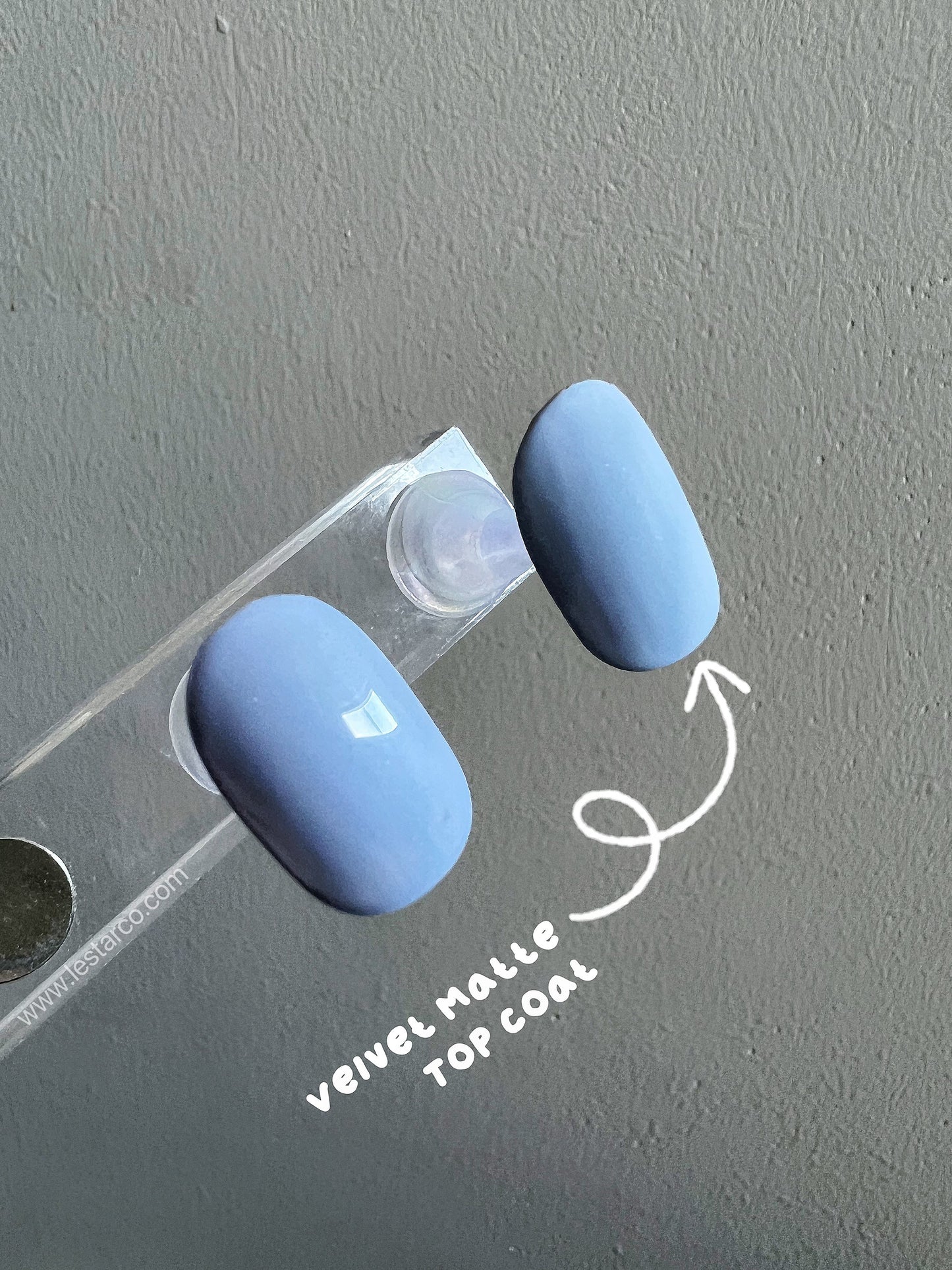 No-Wipe Velvet Matte Top Coat Soft Touch Suede Effect Long Lasting Brush on UV Gels Home Nail DIY False Tips Manicure Nail Art Supply