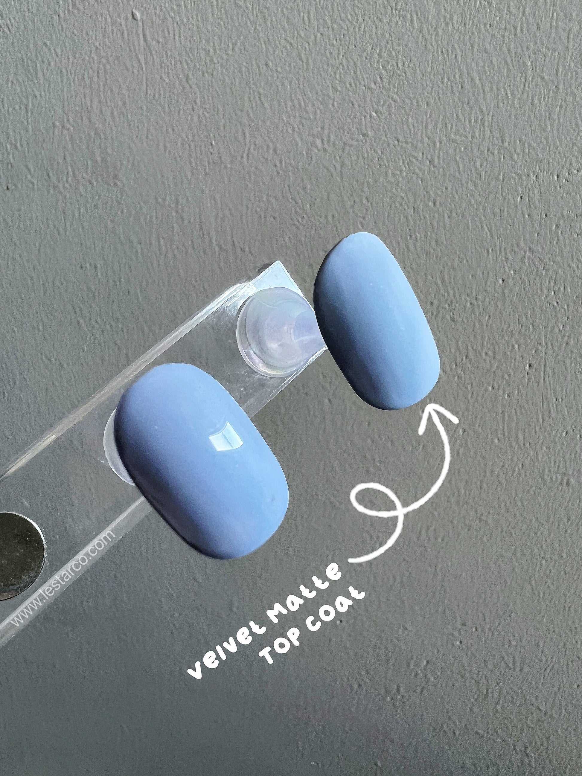 No-Wipe Velvet Matte Top Coat Soft Touch Suede Effect Long Lasting Brush on UV Gels Home Nail DIY False Tips Manicure Nail Art Supply