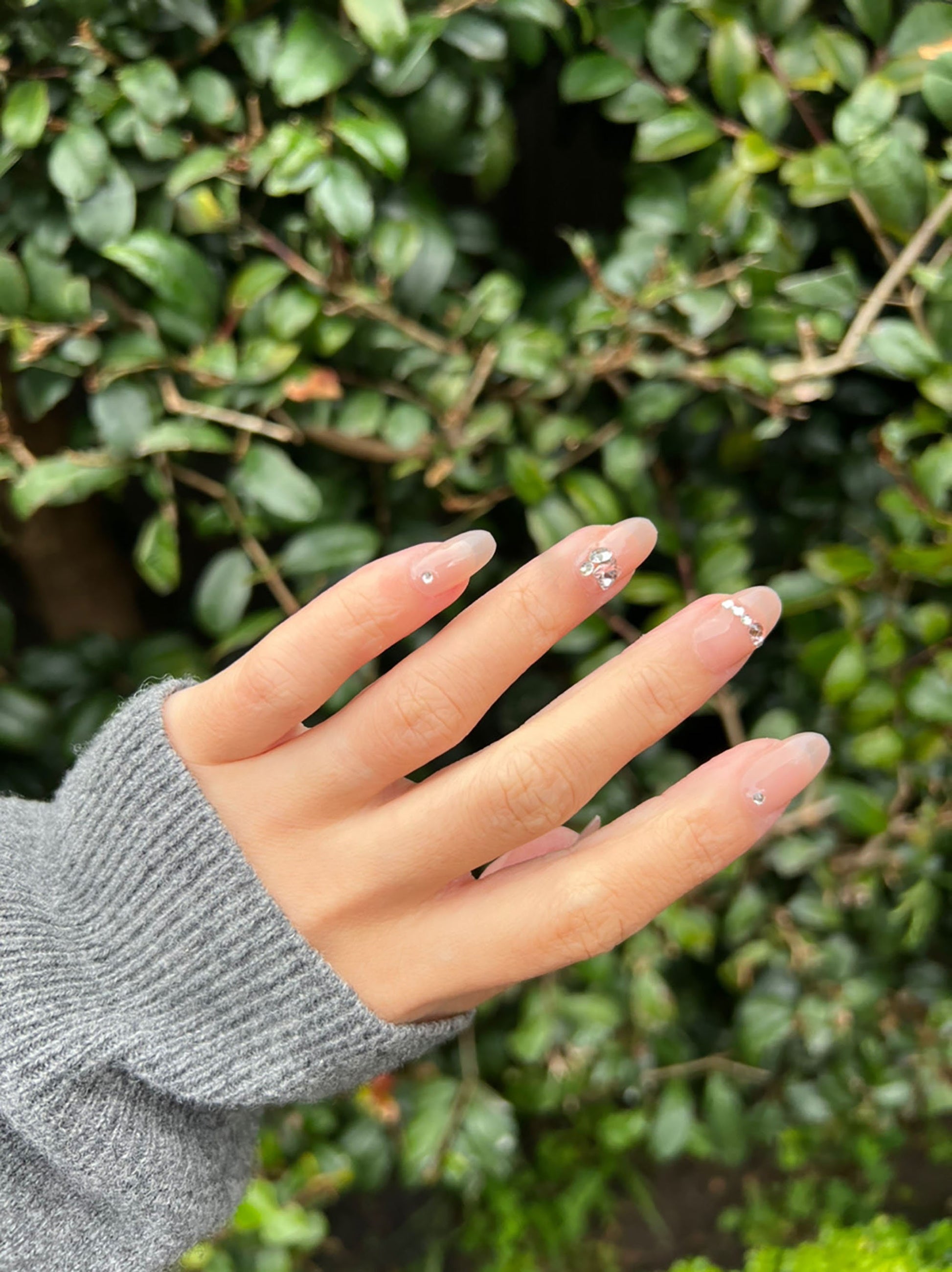 Reusable Nude Heart | Premium Press on Nails Gel | Fake Nails | Cute Fun Colorful Colorful Gel Nail Artist faux nails xx220
