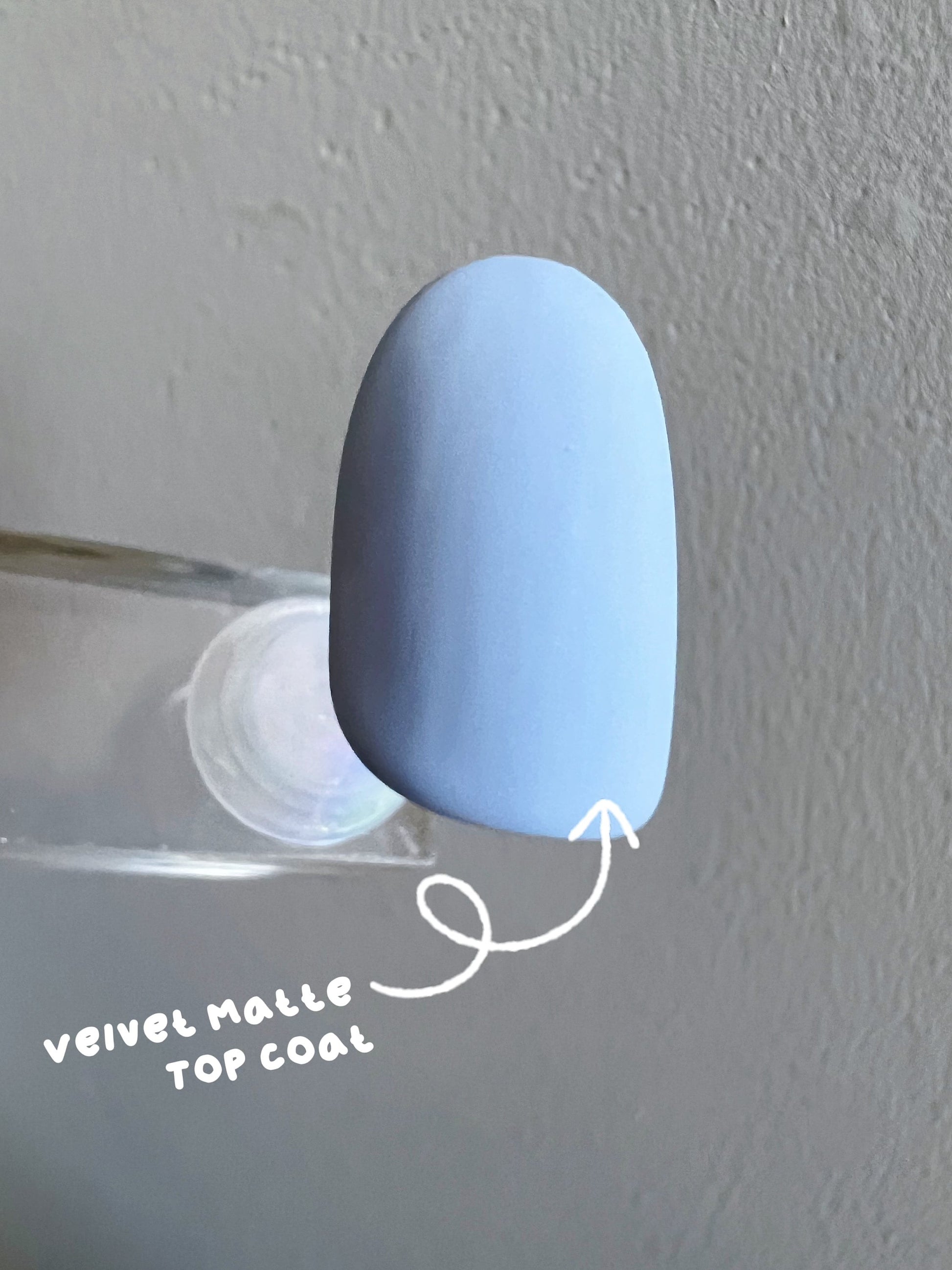 No-Wipe Velvet Matte Top Coat Soft Touch Suede Effect Long Lasting Brush on UV Gels Home Nail DIY False Tips Manicure Nail Art Supply