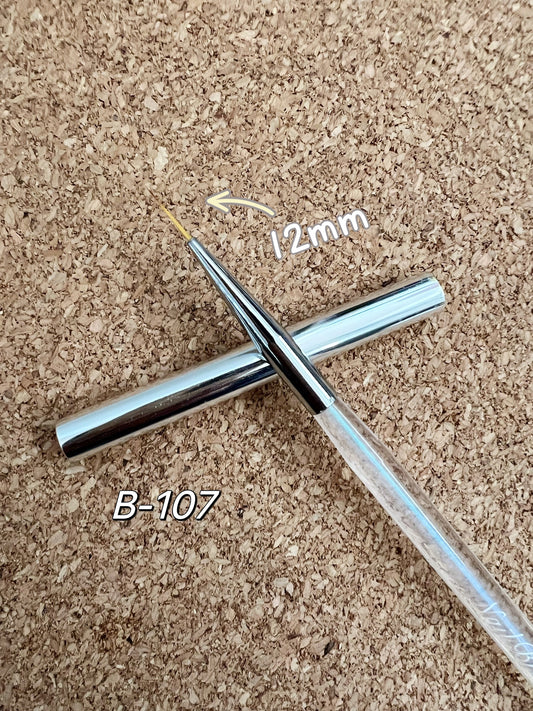 Premium Nail Brush/Lining Brush/UV Gel Apply Pen/ Nylon Hair Detailing Striping Nail Art, Painting Liner Brushes, 3D Flower Petal  B-107