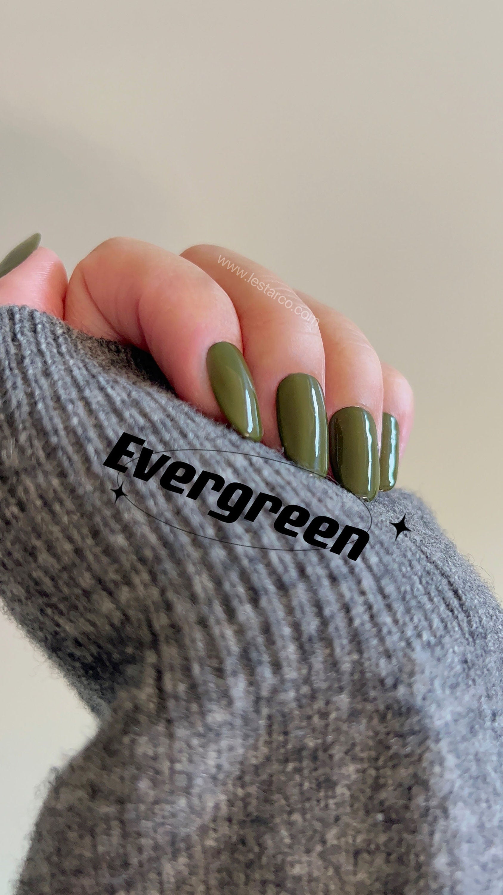 Evergreen | Green | Ultra Shine Long Lasting Brush on UV Gels Home Nail DIY False Tips Manicure Nail Art Supply