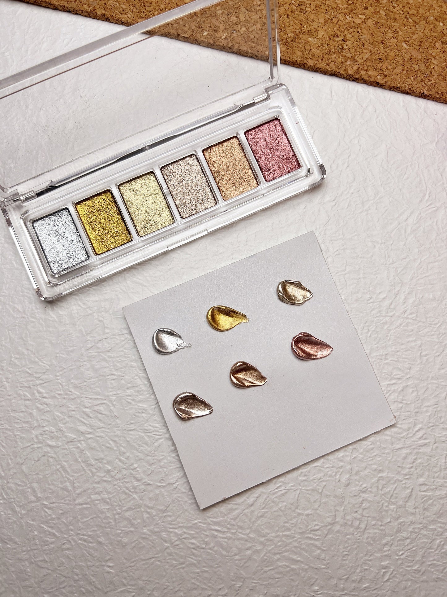 Silver Gold Rose Gold Champagne | Chrome Mirror Powder Palette | Aurora Polar light Mermaid Effect Powder |Holographic Nail Art Supply