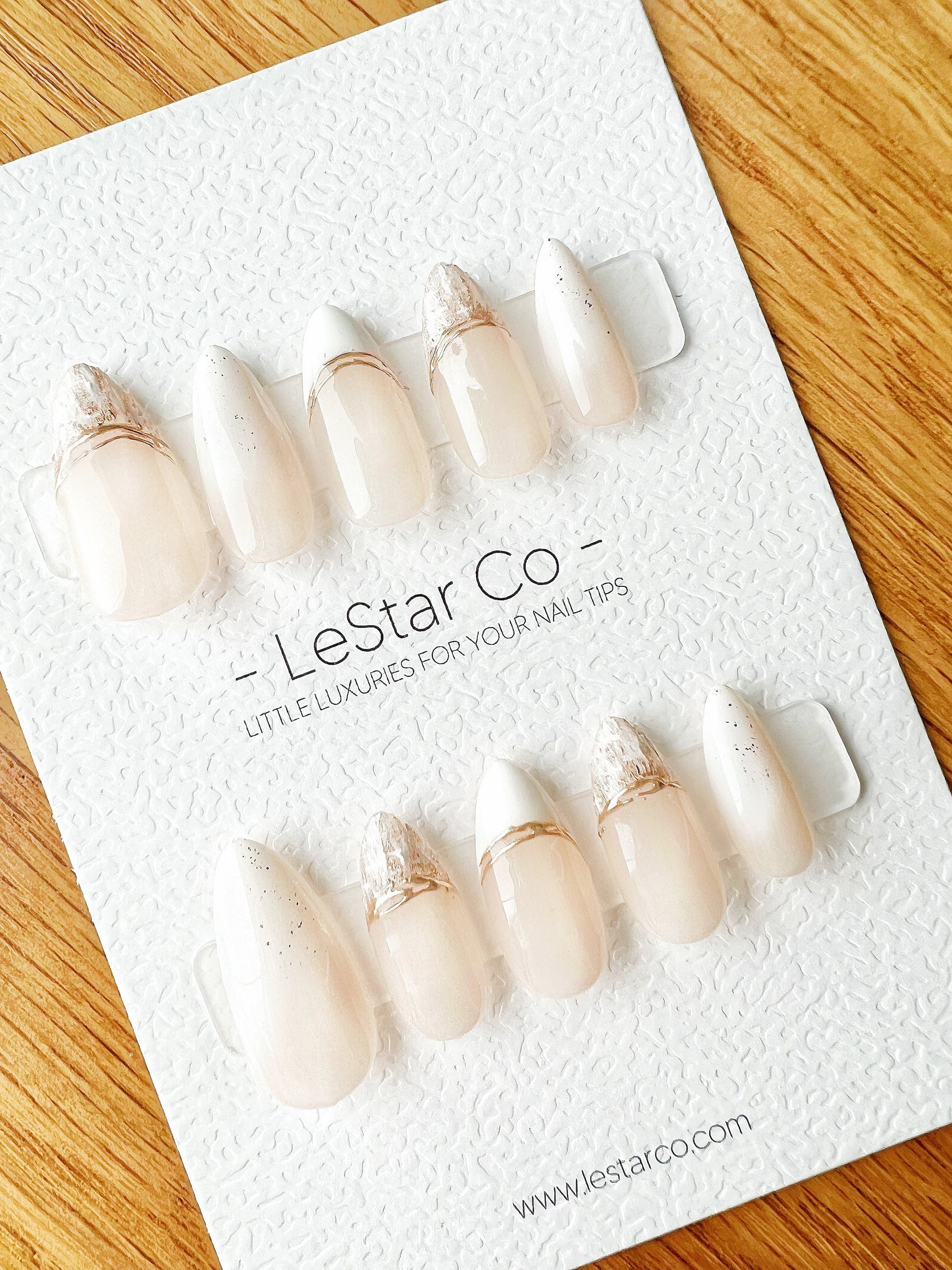 Reusable Woolen Chic | Premium Press on Nails Gel | Fake Nails | Cute Fun Colorful Gel Nail Artist faux nails ML298