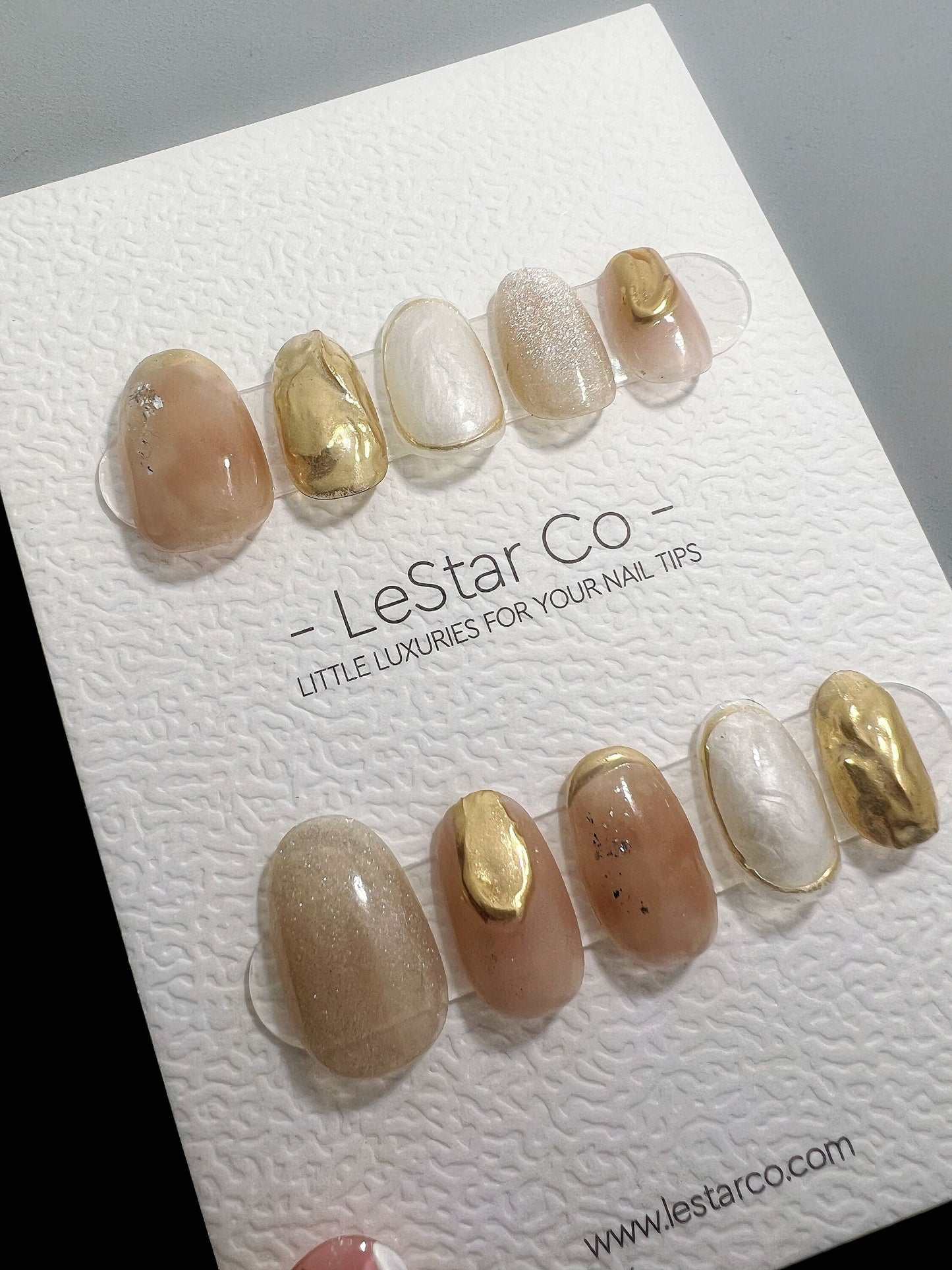 Reusable Sahara Sunset | Premium Press on Nails Gel | Fake Nails | Cute Fun Colorful Gel Nail Artist faux nails BB323