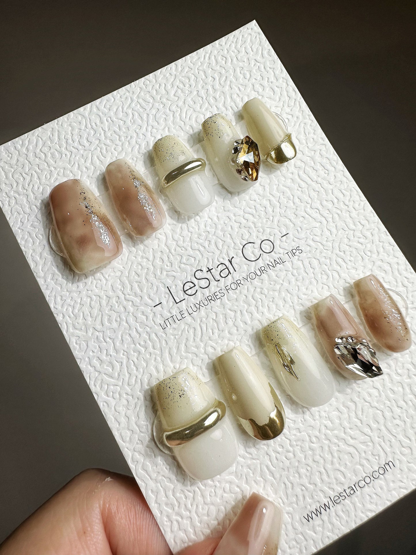 Reusable Our Love | Premium Press on Nails Gel | Fake Nails | Cute Fun Colorful Gel Nail Artist faux nails TS393
