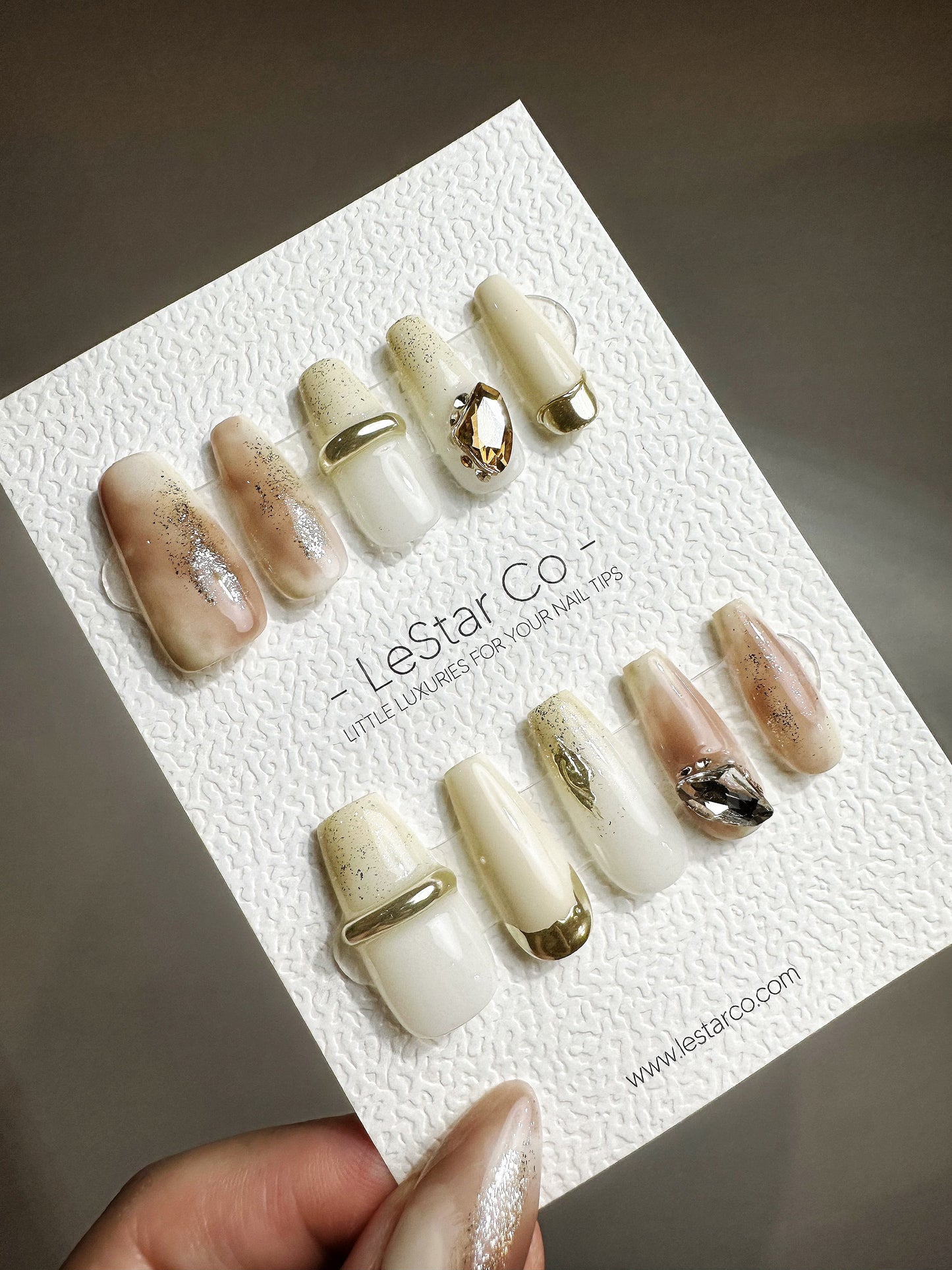 Reusable Our Love | Premium Press on Nails Gel | Fake Nails | Cute Fun Colorful Gel Nail Artist faux nails TS393