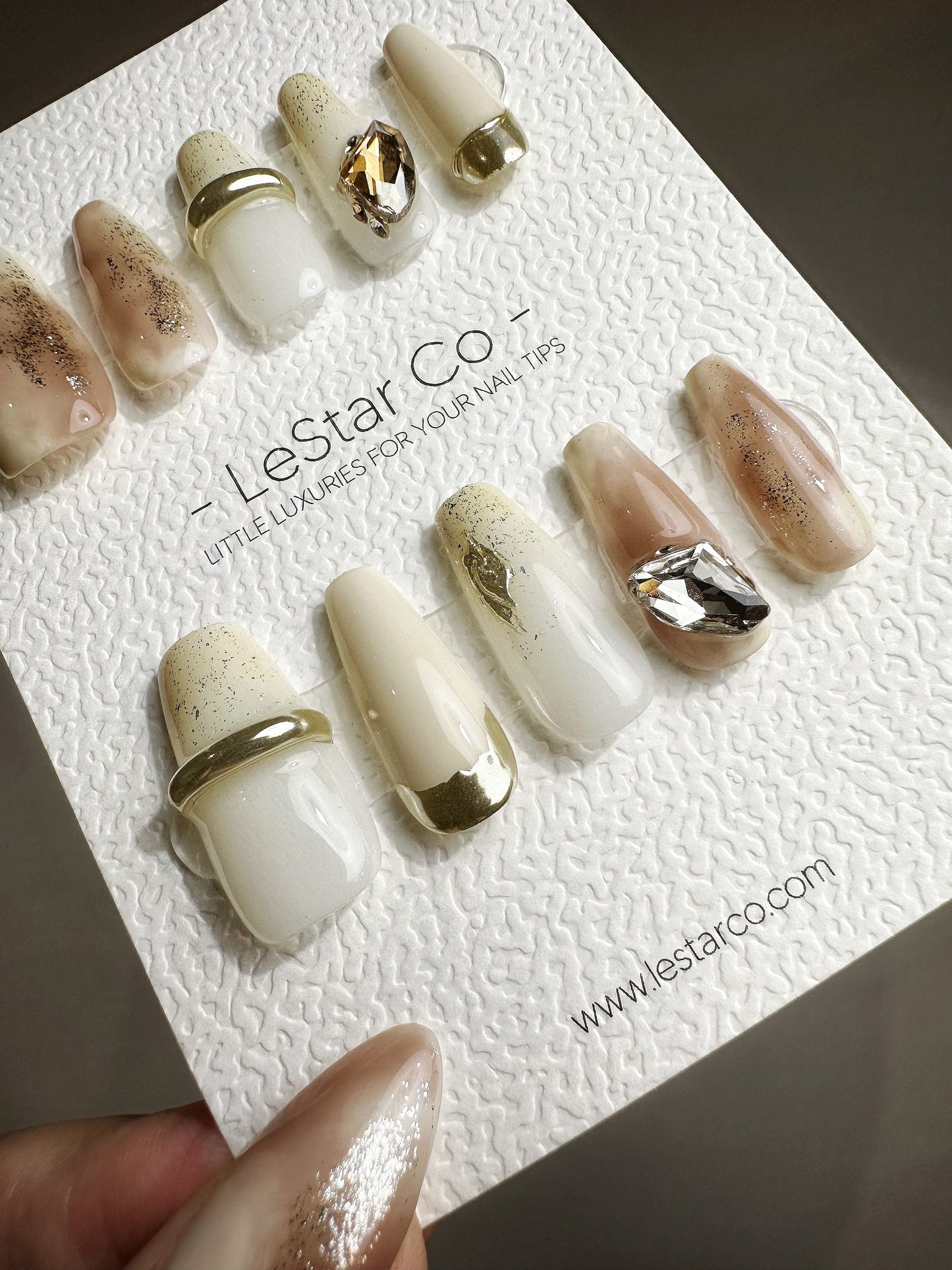 Reusable Our Love | Premium Press on Nails Gel | Fake Nails | Cute Fun Colorful Gel Nail Artist faux nails TS393