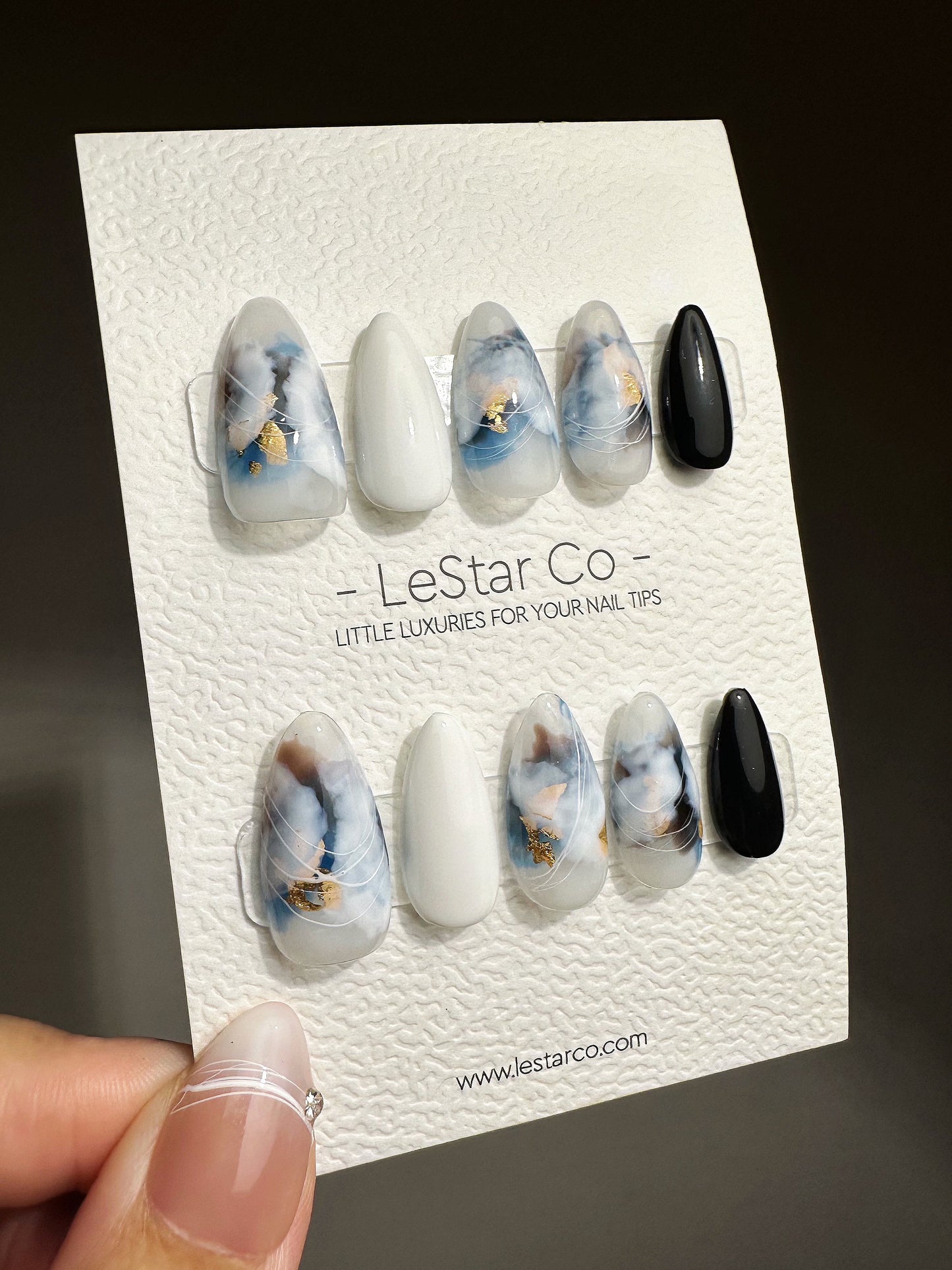 Reusable Cosmic Swirls Nebulae in the Universe | Nails Premium Press on Nails Gel Manicure | Fake Nails | Handmade | faux nails TS430