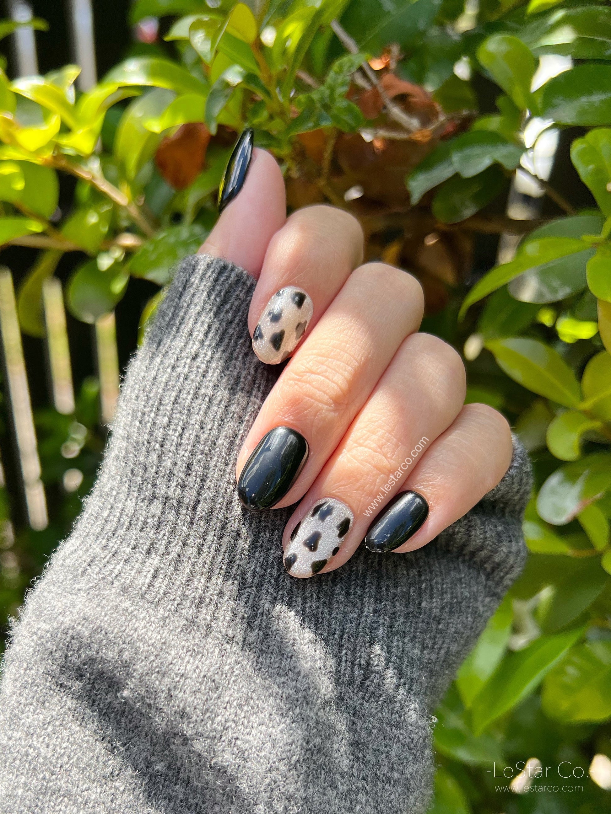 Reusable Black Panther | Premium Press on Nails Gel Manicure | Fake Nails | Handpainted by Professional Nail Artist faux nails xwz124