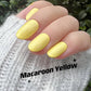 Macaroon Yellow | Baby Pastel Yellow | Ultra Shine Long Lasting Brush on UV Gels Home Nail DIY False Tips Manicure Nail Art Supply