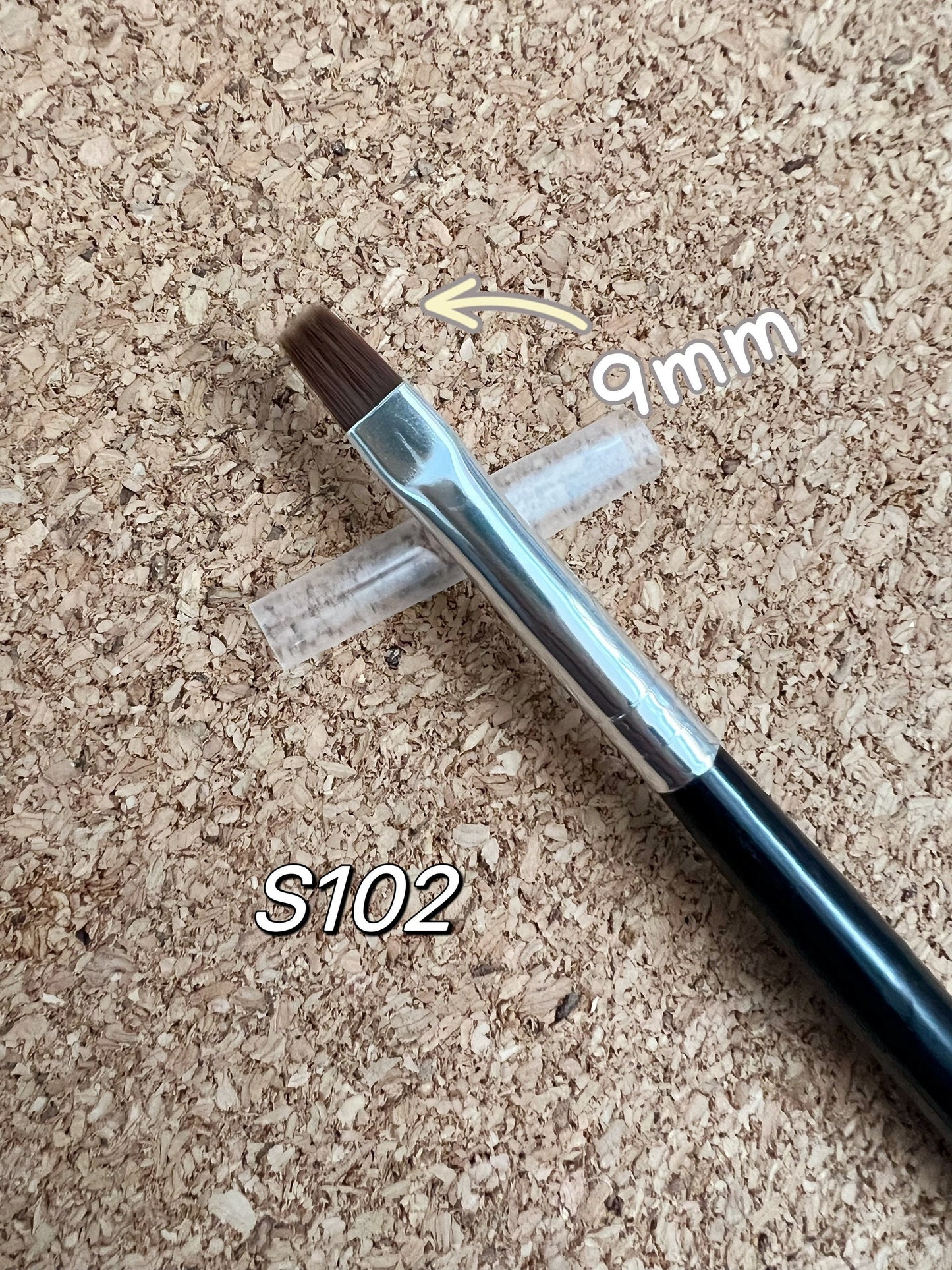Premium Nail Brush/General Use Brush/UV Gel Apply Pen/ Nylon Hair Detailing Striping Nail Art, Painting Liner Brushes, 3D Flower Petal S102