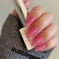 Bubblegum | Sheer Jelly Pink | Ultra Shine Long Lasting Brush on UV Gels Home Nail DIY False Tips Manicure Nail Art Supply