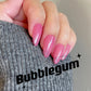 Bubblegum | Sheer Jelly Pink | Ultra Shine Long Lasting Brush on UV Gels Home Nail DIY False Tips Manicure Nail Art Supply