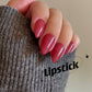 Lipstick | Jelly Sheer Red | Ultra Shine Long Lasting Brush on UV Gels Home Nail DIY False Tips Manicure Nail Art Supply