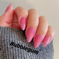 Bubblegum | Sheer Jelly Pink | Ultra Shine Long Lasting Brush on UV Gels Home Nail DIY False Tips Manicure Nail Art Supply