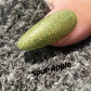 Sour Apple | Holographic Glitter | Ultra Shine Long Lasting Brush on UV Gels Home Nail DIY False Tips Manicure Nail Art Supply