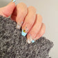 Reusable Meteor Shower | Premium Press on Nails Gel | Fake Nails | Cute Fun Colorful Gel Nail Artist faux nails BB329