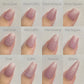 Reusable Copper Cascade | Nails Premium Press on Nails Gel Manicure | Fake Nails | Handmade | Lestarco faux nails QN519