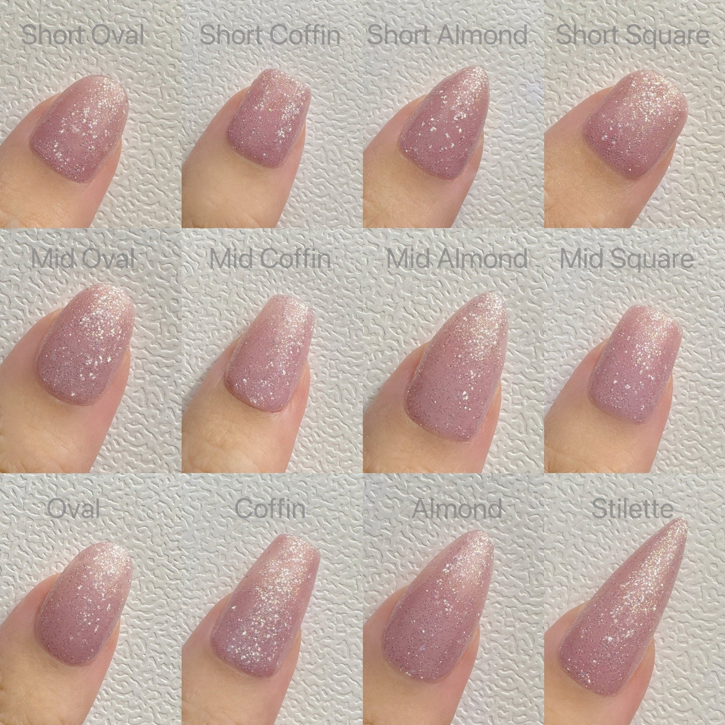 Reusable Blush Ballet | Handmade Press On Gel Acrylic Nails | 4for3 Timed Offer