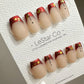 Reusable Autumn Twilight | Premium Press on Nails Gel | Fake Nails | Cute Fun Colorful Gel Nail Artist faux nails QN520