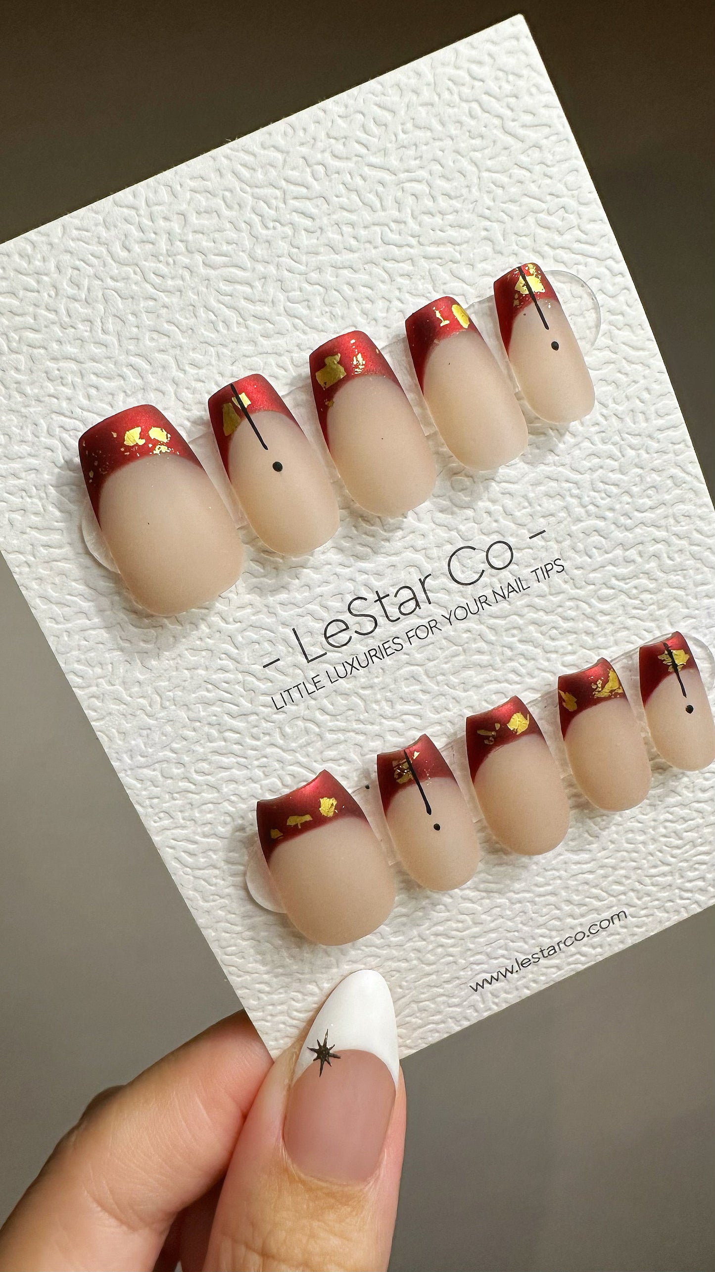 Reusable Autumn Twilight | Premium Press on Nails Gel | Fake Nails | Cute Fun Colorful Gel Nail Artist faux nails QN520