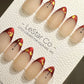 Reusable Autumn Twilight | Premium Press on Nails Gel | Fake Nails | Cute Fun Colorful Gel Nail Artist faux nails QN520