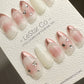 Reusable Curious For You | Premium Press on Nails Gel | Fake Nails | Cute Fun Colorful Gel Nail Artist faux nails TMR536