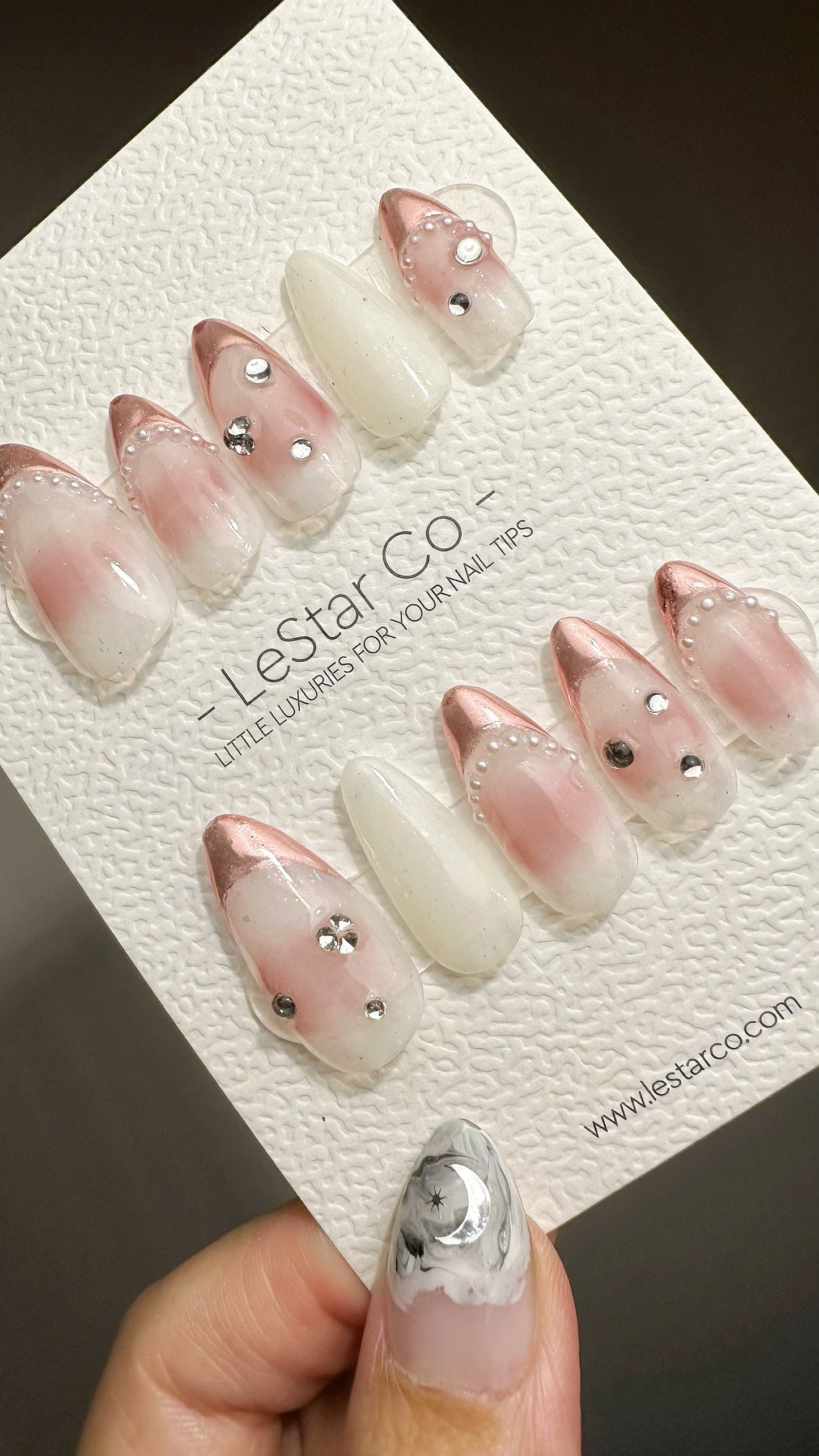 Reusable Curious For You | Premium Press on Nails Gel | Fake Nails | Cute Fun Colorful Gel Nail Artist faux nails TMR536