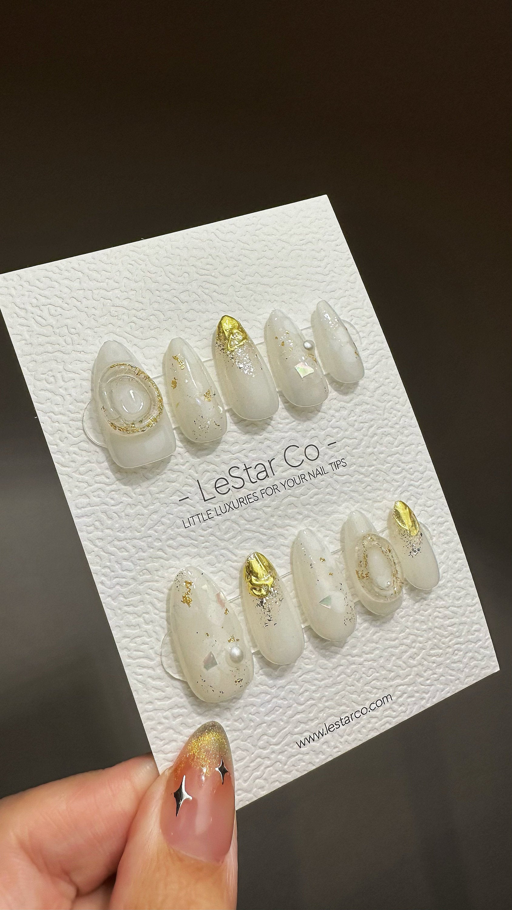 Reusable Last Friday Night | Premium Press on Nails Gel | Fake Nails | Cute Fun Colorful Gel Nail Artist faux nails BB563