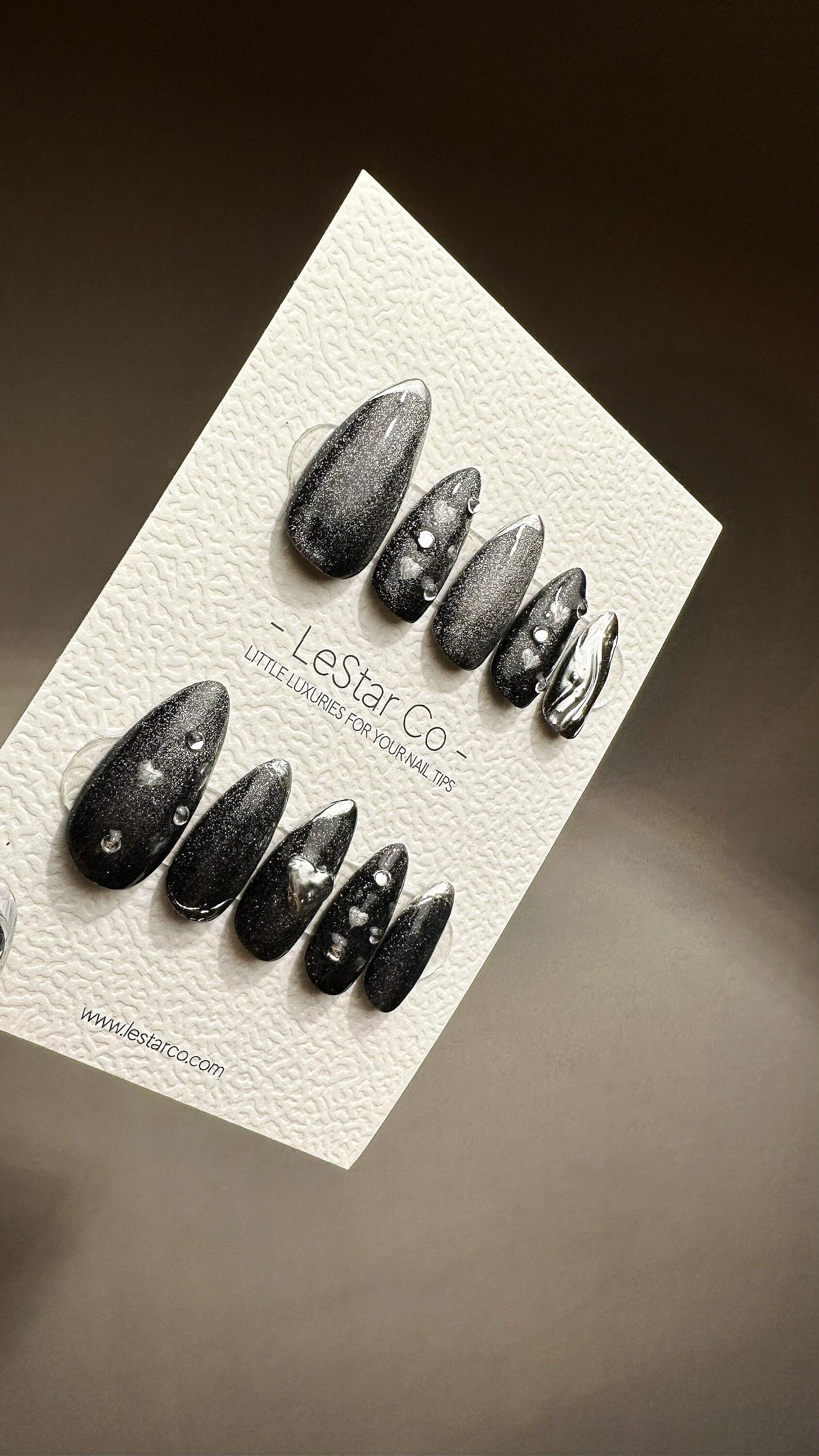 Reusable JTurn It Up | Premium Press on Nails Gel Manicure | Fake Nails | Handmade | Lestarco faux nails TMR528