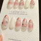 Reusable Curious For You | Premium Press on Nails Gel | Fake Nails | Cute Fun Colorful Gel Nail Artist faux nails TMR536