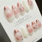 Reusable Curious For You | Premium Press on Nails Gel | Fake Nails | Cute Fun Colorful Gel Nail Artist faux nails TMR536