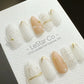 ReusableBeautiful Fool | Premium Press on Nails Gel | Fake Nails | Cute Fun Colorful Gel Nail Artist faux nails QN591