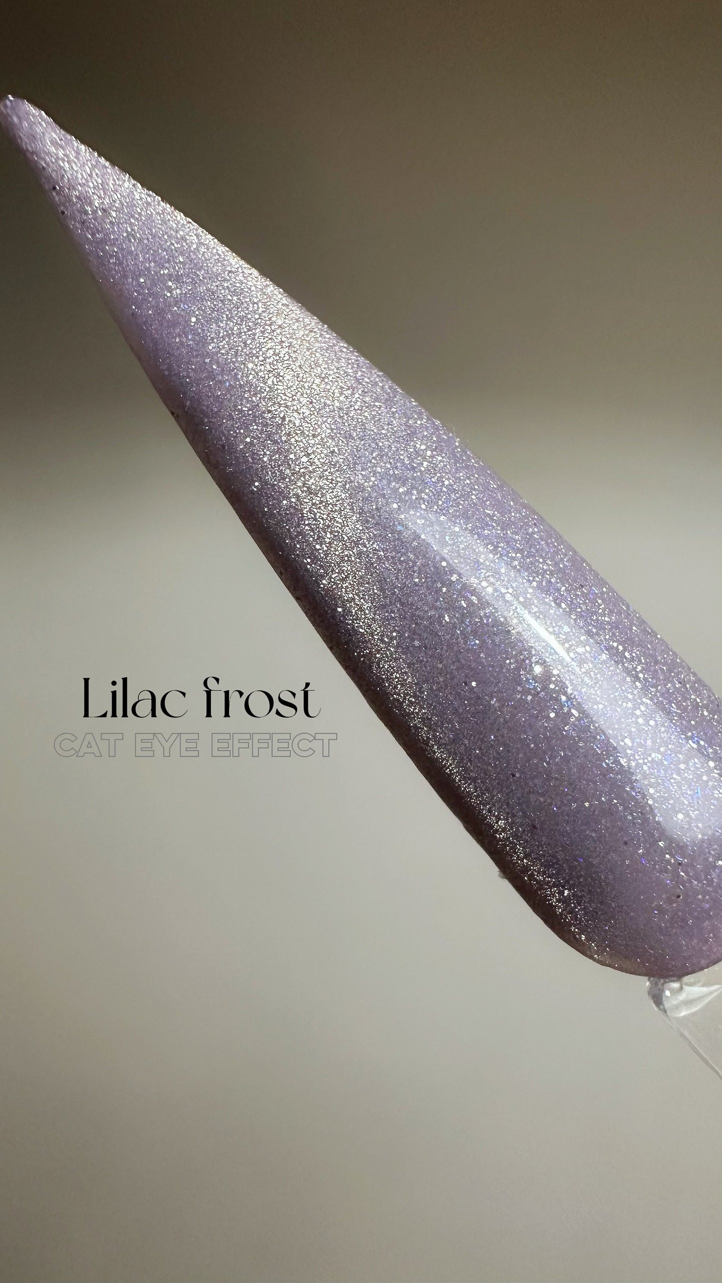 Lilac frost Cat Eye Gel Polish | Purple w/ Blue Shimmer | Long Lasting Brush on UV Gels Nail DIY False Tips Manicure Nail Art Supply 1132