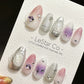 Reusable Vending Machine| Premium Press on Nails Gel | Fake Nails | Cute Fun Colorful Gel Nail Artist faux nails ML603