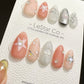 Reusable High School Movies| Premium Press on Nails Gel | Fake Nails | Cute Fun Colorful Gel Nail Artist faux nails ML566