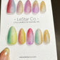 Reusable Rainbow Cat Eye | Premium Press on Nails Gel | Fake Nails | Cute Fun Colorful Gel Nail Artist faux nails ML620