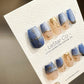 Reusable After You Cat Eye Effect | Premium Press on Nails Gel | Fake Nails | Cute Fun Colorful Gel Nail faux nails QN592