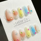 Reusable The Garden Gate| Premium Press on Nails Gel | Fake Nails | Cute Fun Colorful Gel Nail Artist faux nails ML604