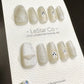 Reusable Frosty Bunny | Premium Press on Nails Gel Manicure Handprint Pressons Handmade | Lestarco faux nails YR695