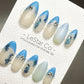 Reusable Crystal Dream | Premium Press on Nails Gel | Fake Nails | Cute Fun Colorful Gel Nail Artist faux nails ML737