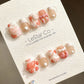 Reusable Candy Bunny | Premium Press on Nails Gel Manicure Handprint Pressons Handmade | Lestarco faux nails YR680