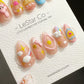 Reusable 3D Candy Bunny Cloud Dreams | Premium Press on Nails Gel Manicure | Fake Nails | Handmade | Artificial nails YR767