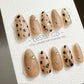 Reusable Bold Leopard Luxe | Premium Press on Nails Gel | Fake Nails | Handprint Gel Nail Faux nails TMR785