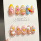 Reusable 3D Candy Bunny Cloud Dreams | Premium Press on Nails Gel Manicure | Fake Nails | Handmade | Artificial nails YR767