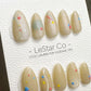 Reusable Pastel Droplets| Premium Press on Nails Gel | Fake Nails | Cute Fun Colorful Gel Nail Artist ML838