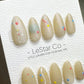 Reusable Pastel Droplets| Premium Press on Nails Gel | Fake Nails | Cute Fun Colorful Gel Nail Artist ML838