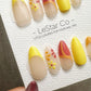 Reusable Lunar Luminance | Premium Press on Nails Gel | Fake Nails | Cute Fun Colorful Gel Nail Artist faux nails YR855